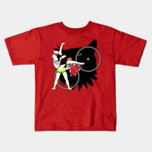 Dancers and Black Cat Kids T-Shirt